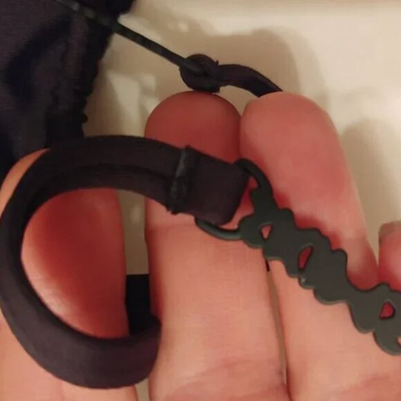 SKIMS Large Triangle Bikini Top L Black - Picture 4 of 5